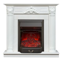 Электрокамин RealFlame Stefania WT-F614 с очагом Majestic Lux Black